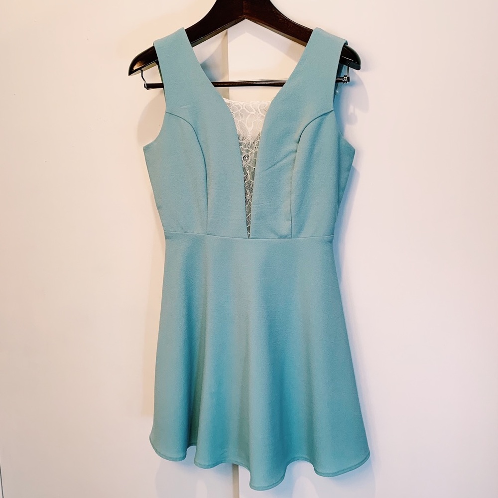 V-Neck A-Line Dress